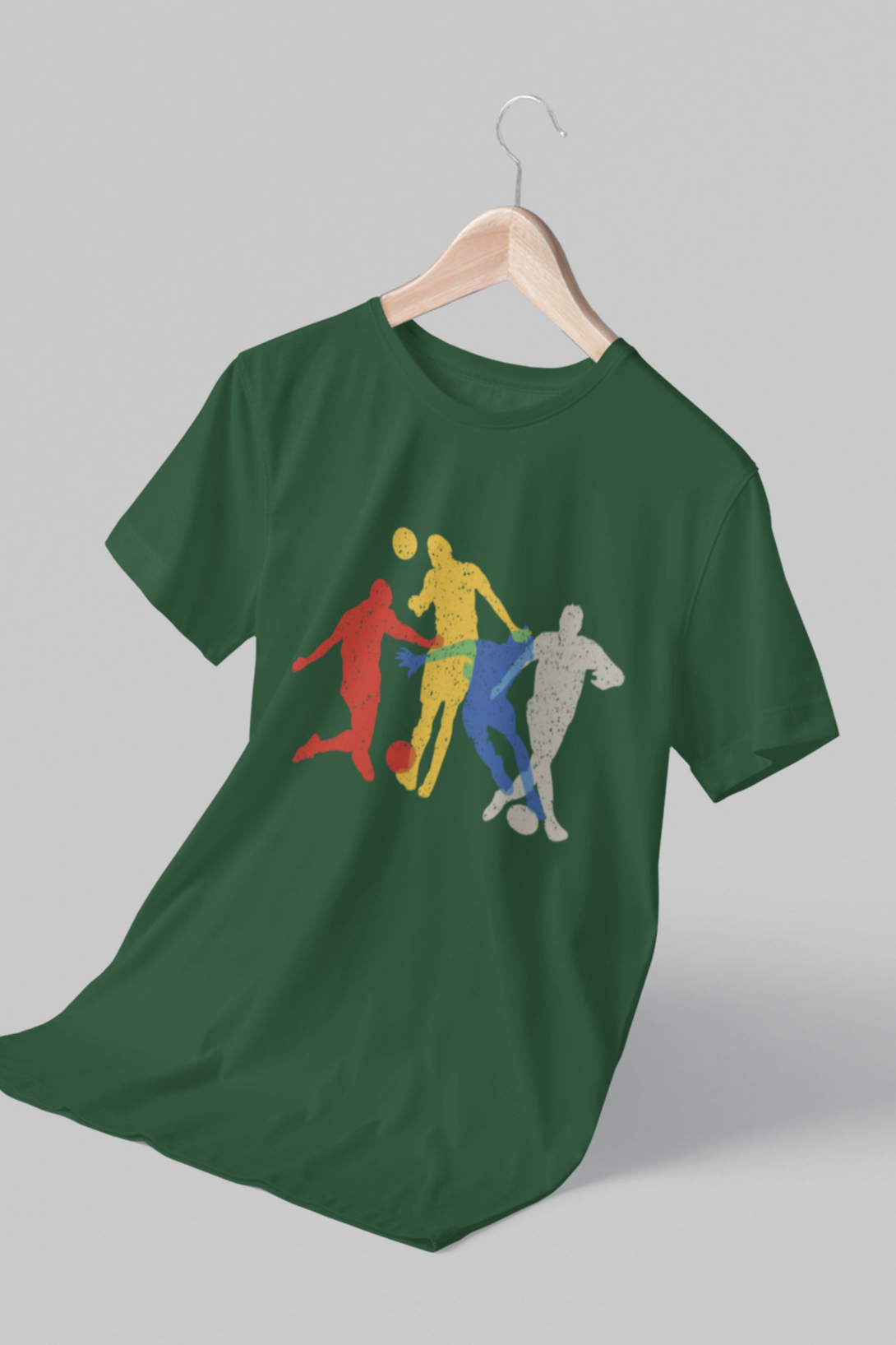 Football Fever Printed Oversized T-Shirt For Men - WowWaves - 4