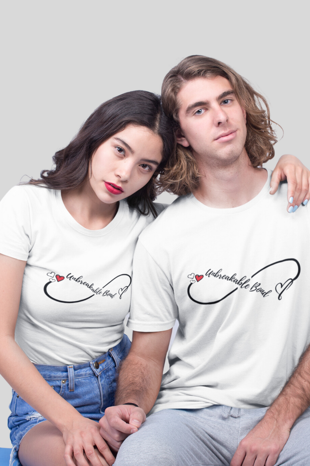 Unbreakable Love Bond Couple T Shirt - WowWaves - 3