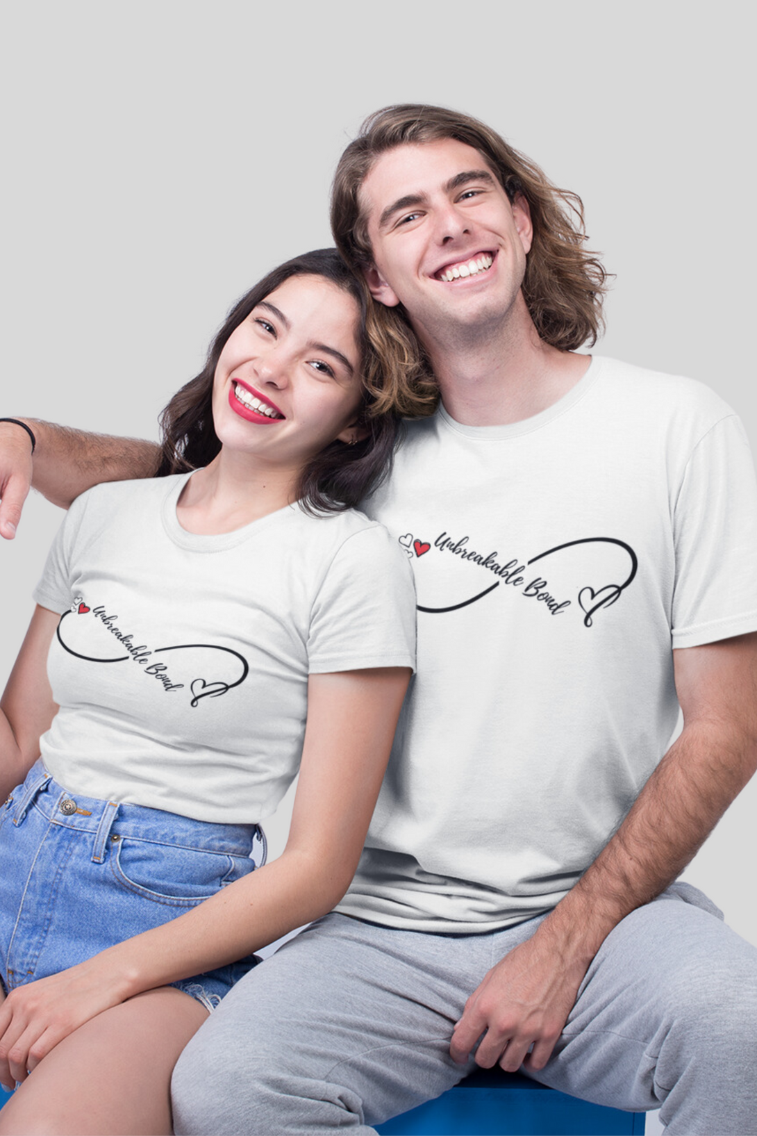 Unbreakable Love Bond Couple T Shirt - WowWaves