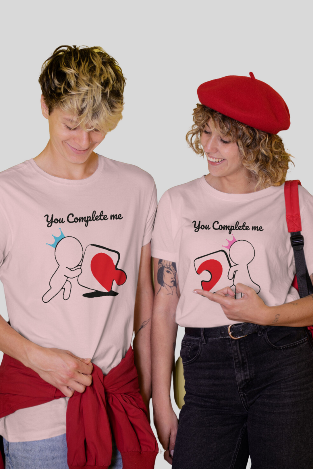 You Complete Me Couple T Shirt - WowWaves