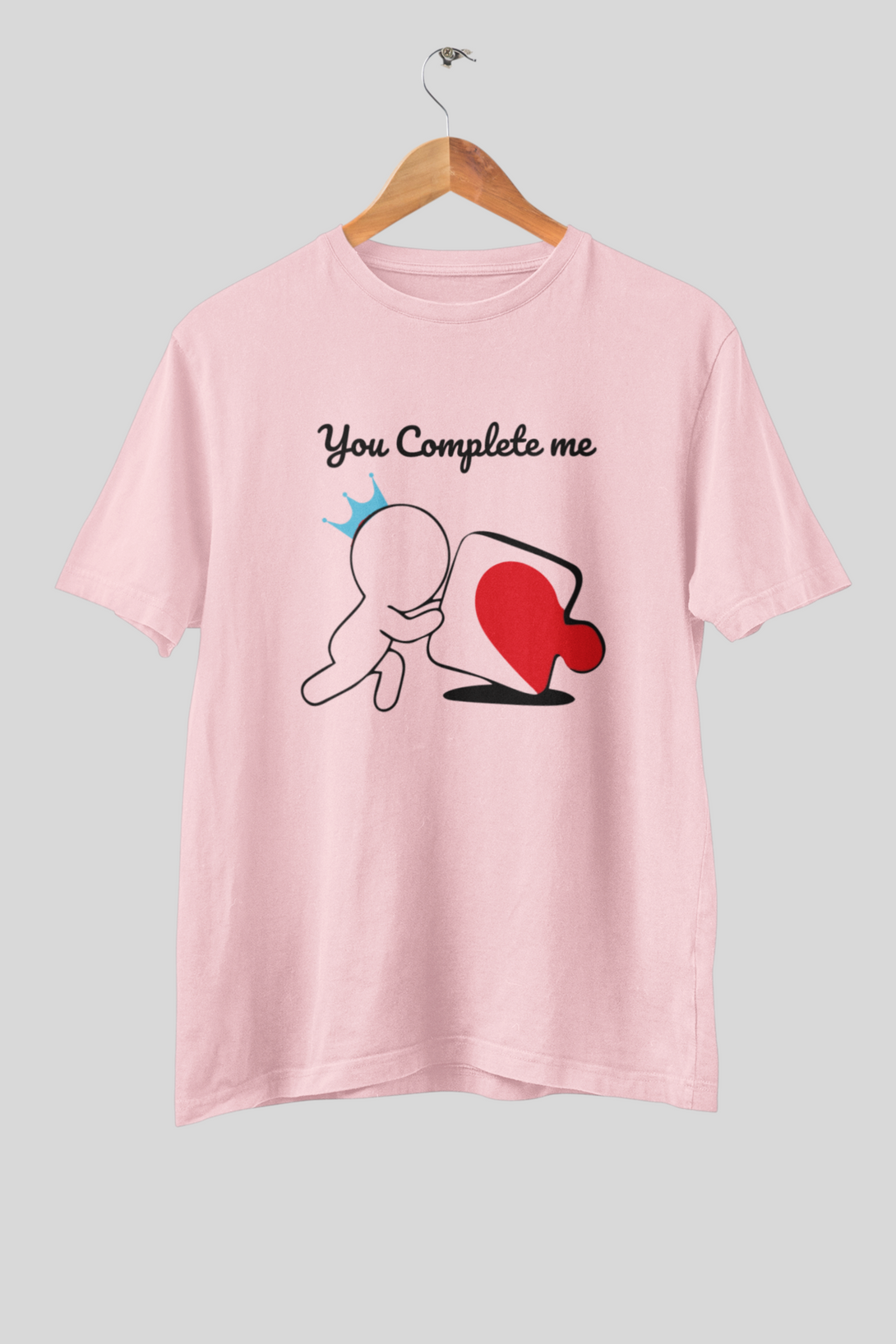 You Complete Me Couple T Shirt For Men - WowWaves