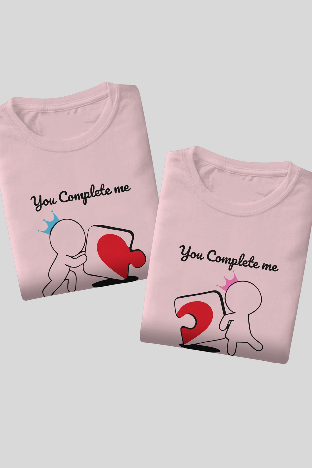 You Complete Me Couple T Shirt - WowWaves - 1
