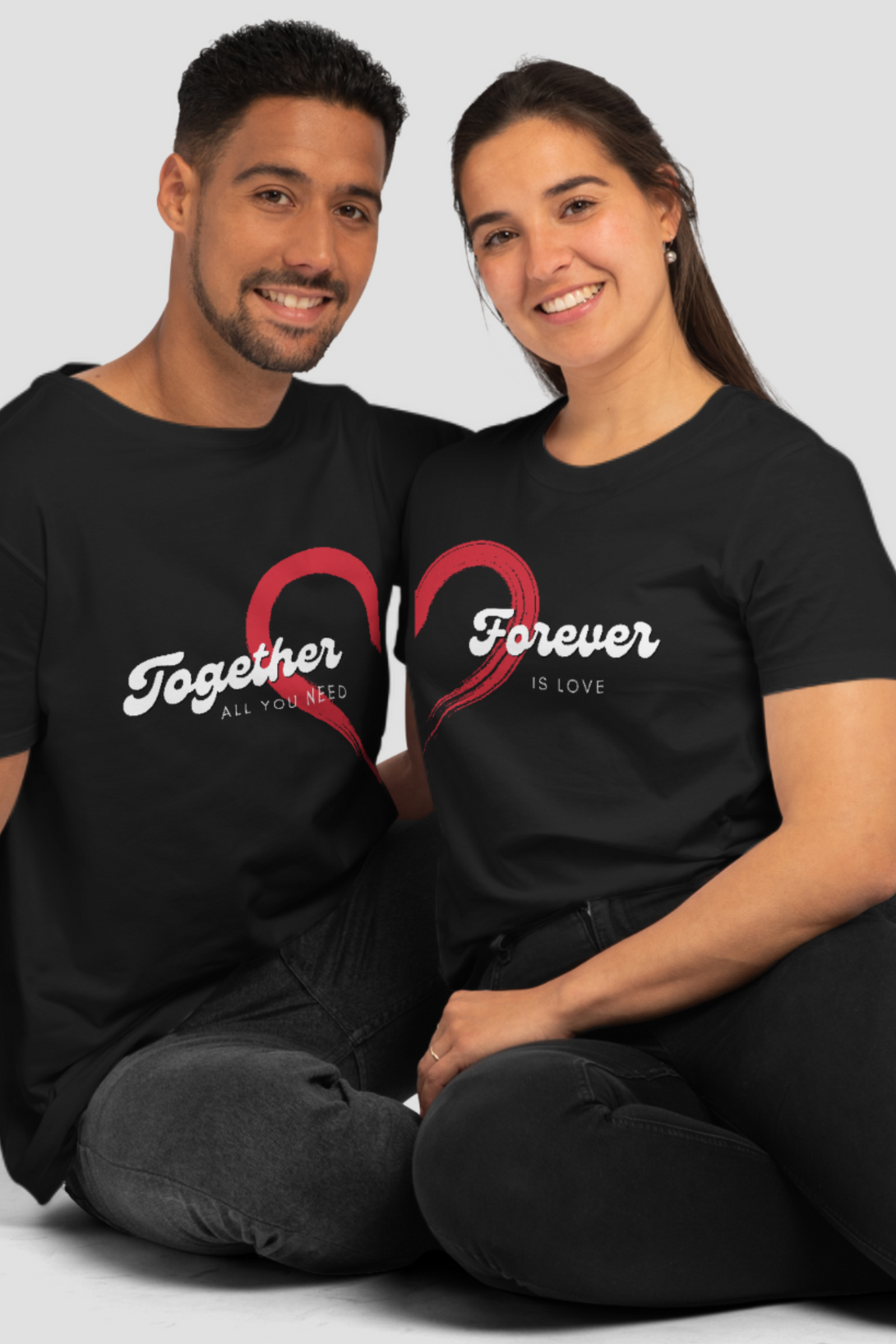 Together Forever Couple T Shirt - WowWaves - 2