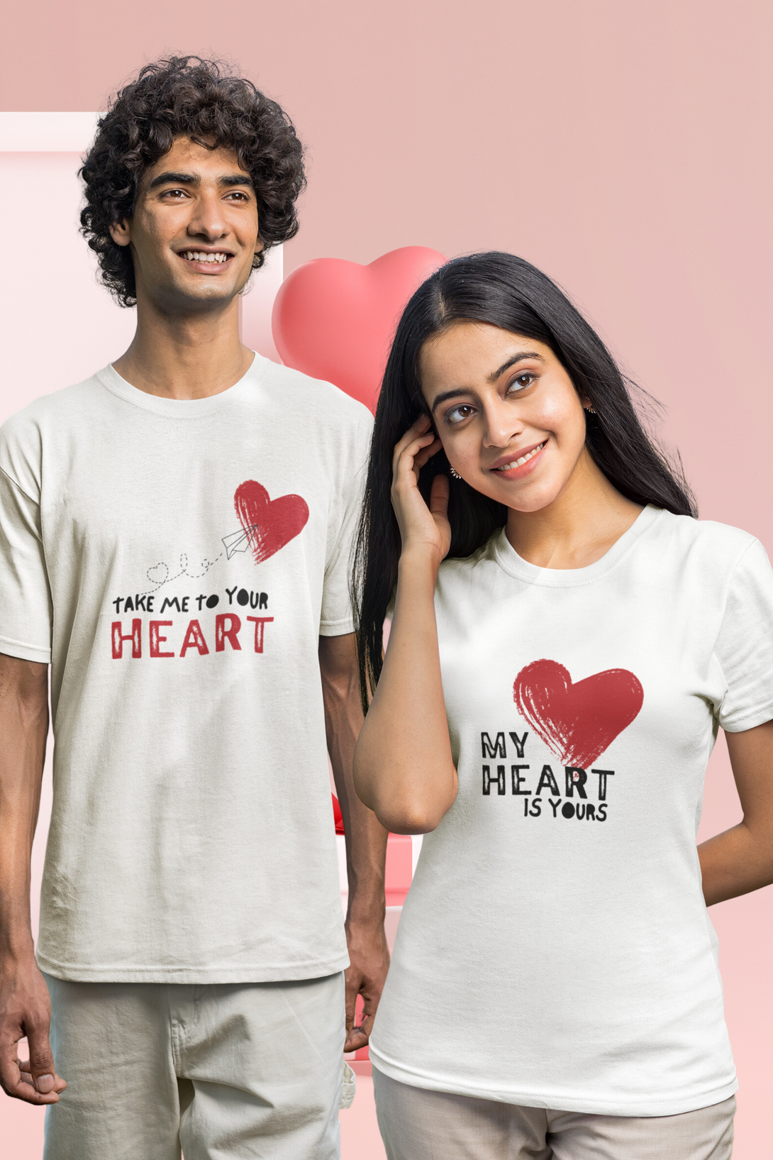 Take My Heart Couple T Shirt - WowWaves - 4