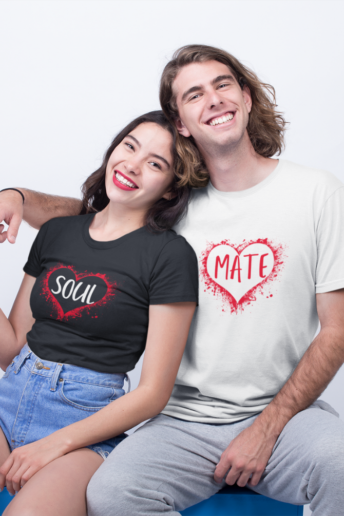 Soul Mate Couple T Shirt - WowWaves - 2