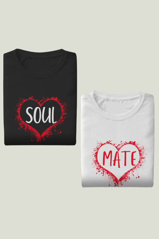 Soul Mate Couple T Shirt - WowWaves - 1