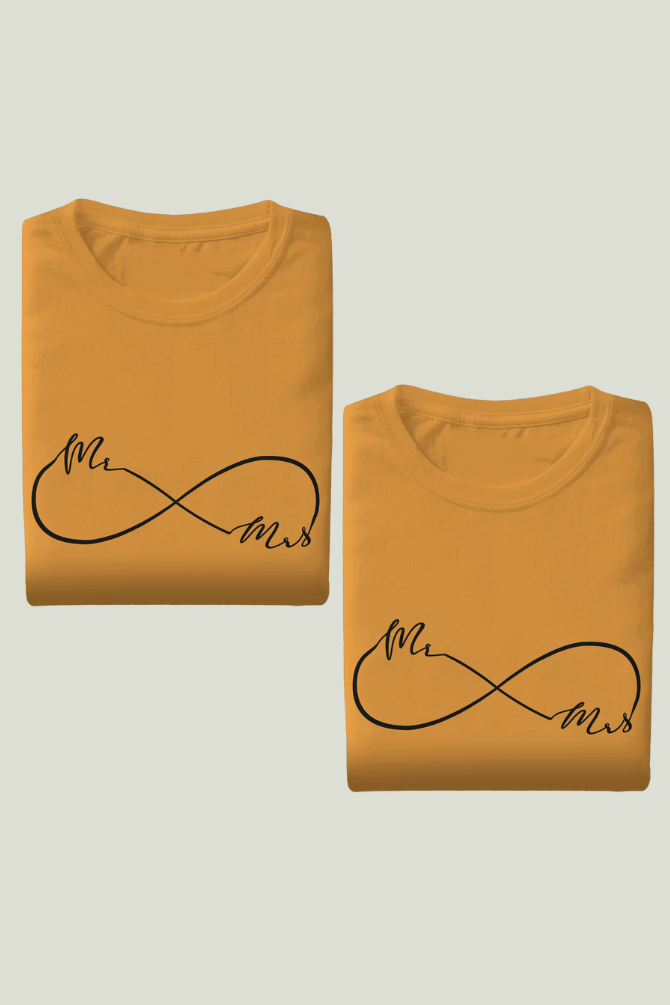 Mr And Mrs Couple T Shirt - WowWaves - 1