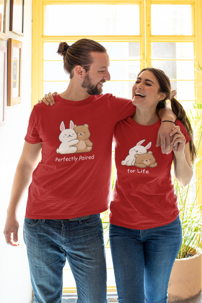 Perfectly Paired For Life Couple T Shirt - WowWaves