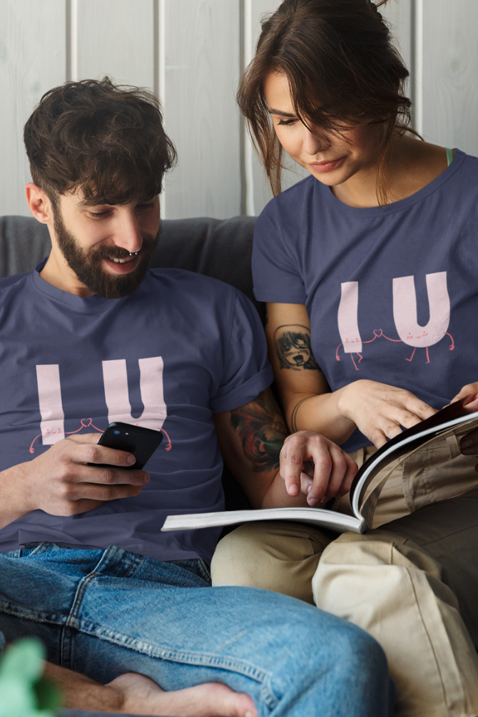 I Love You Couple T Shirt - WowWaves