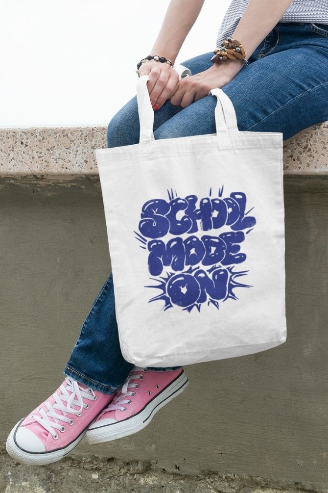 School Mode On Zipper Tote Bag