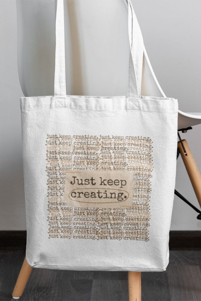 Writing Background Words Zipper Tote Bag -2