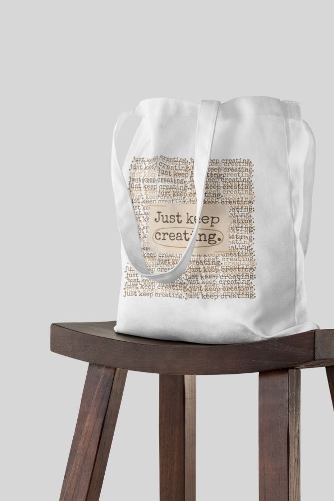 Writing Background Words Zipper Tote Bag -4