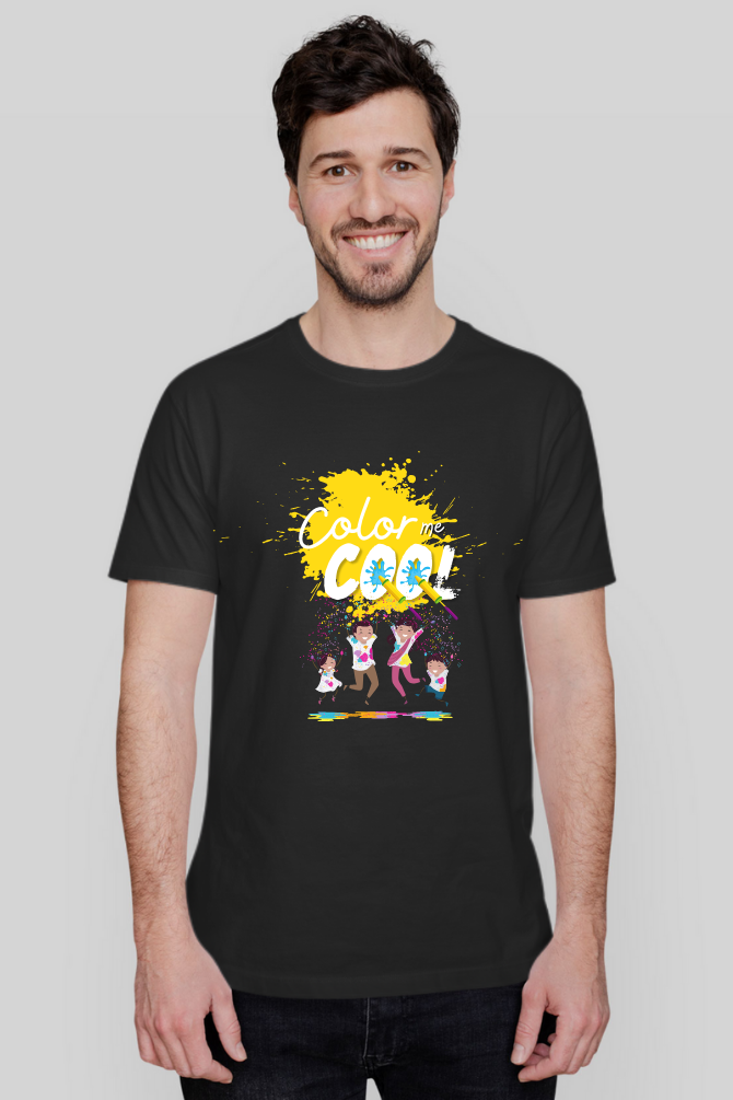 Color Me Cool Holi T-Shirt For Men - WowWaves - 4