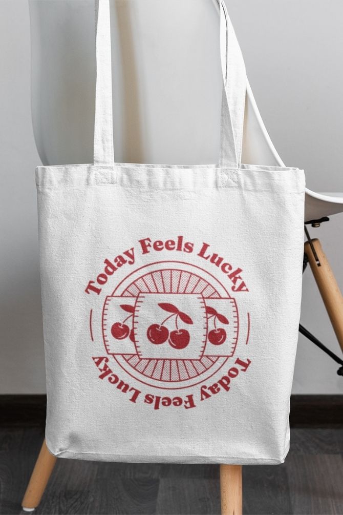 Cherry Delight Zipper Tote Bag -2