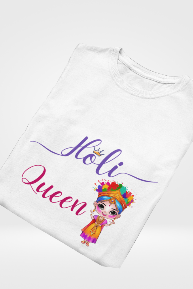 Holi Queen! T-Shirt For Women - WowWaves - 2