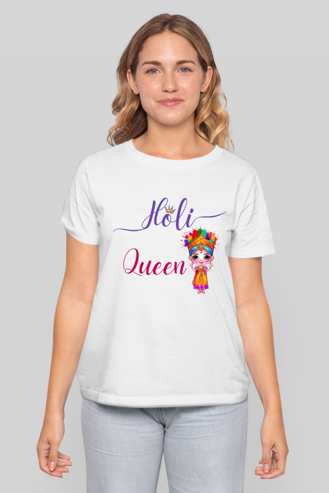 Holi Queen! T-Shirt For Women - WowWaves - 3