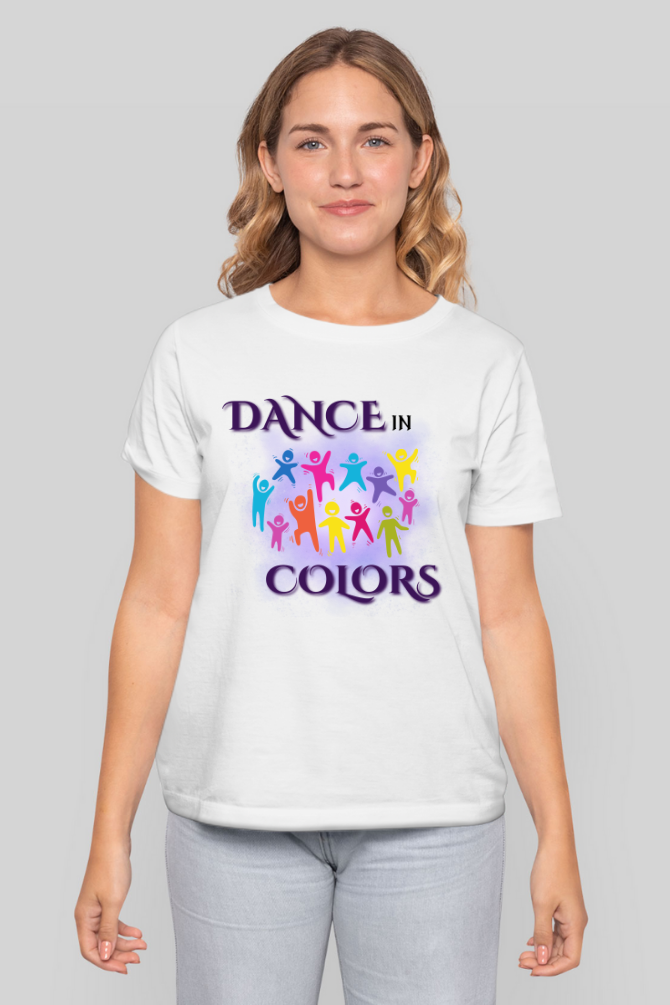 Dance In Colors. Holi T-Shirt For Women - WowWaves - 3