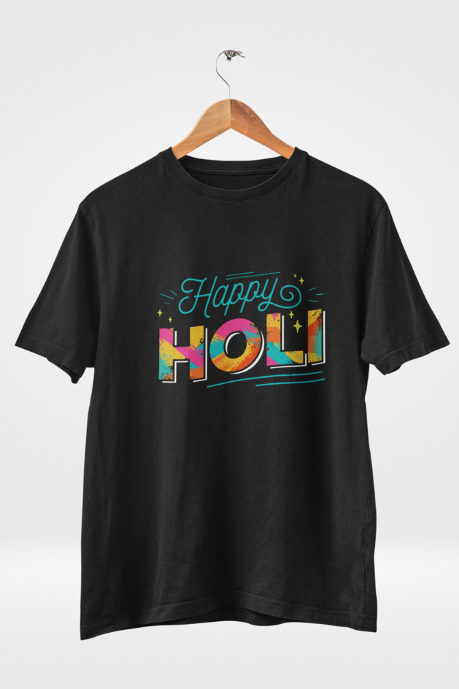 Happy Holi T-Shirt For Women - WowWaves - 4