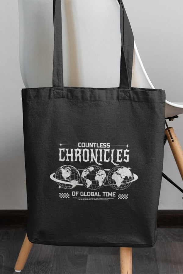 Countless Chronicles Earth Zipper Tote Bag -2