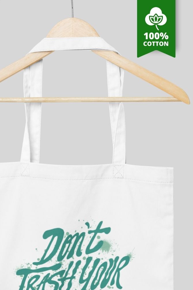 Climate Action Quote Zipper Tote Bag -4