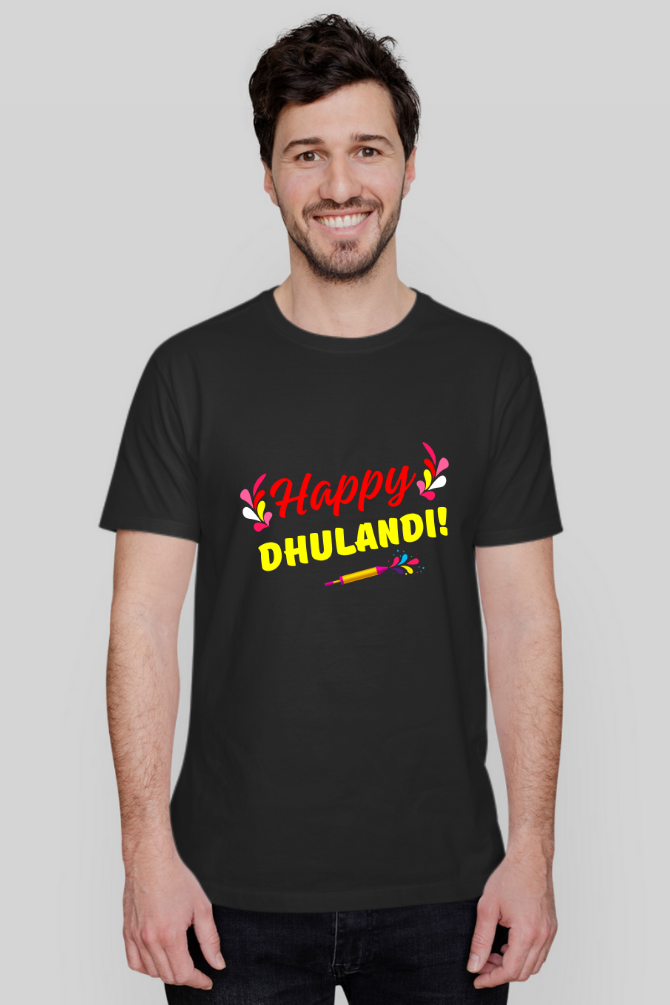 Happy Dhoolivandan T-Shirt For Men - WowWaves - 3