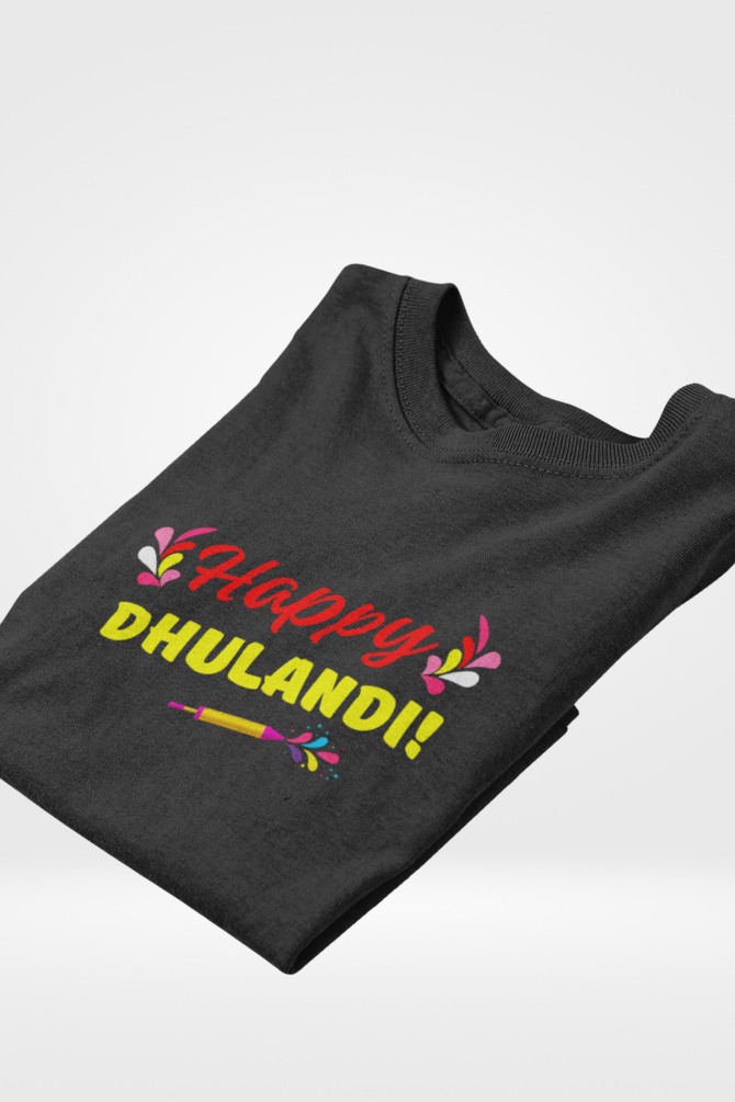 Happy Dhoolivandan T-Shirt For Men - WowWaves - 2
