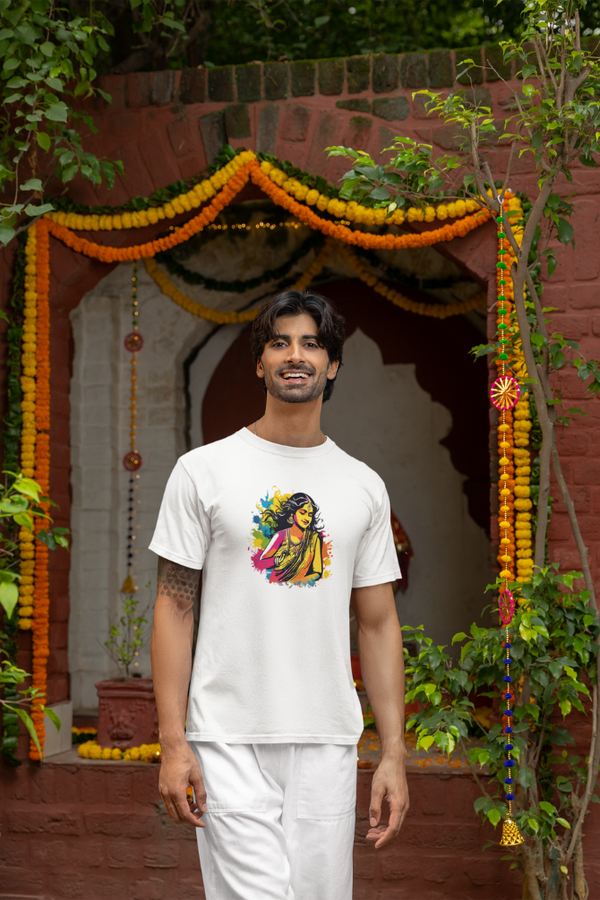 Happy Dhulandi Printed T-Shirt For Men - WowWaves