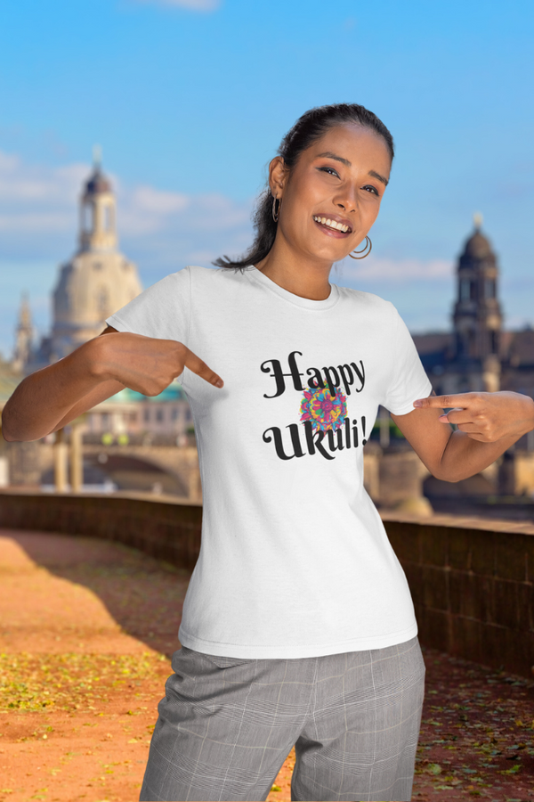 Happy Ukuli Vazhthukal! T-Shirt For Women - WowWaves