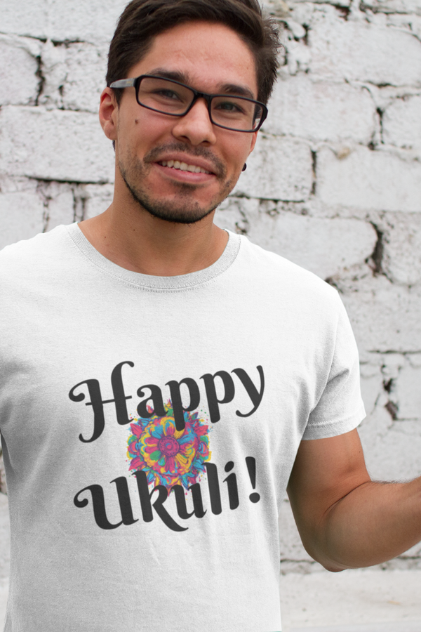 Happy Ukuli Vazhthukal! T-Shirt For Men - WowWaves