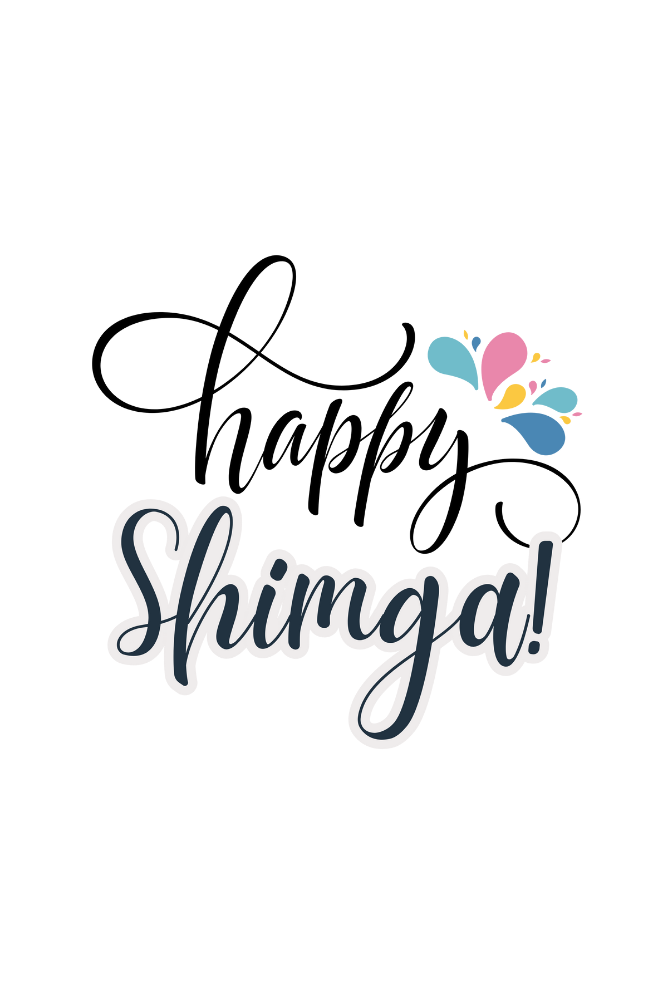 Happy Shimga Holi T-Shirt For Women - WowWaves - 1