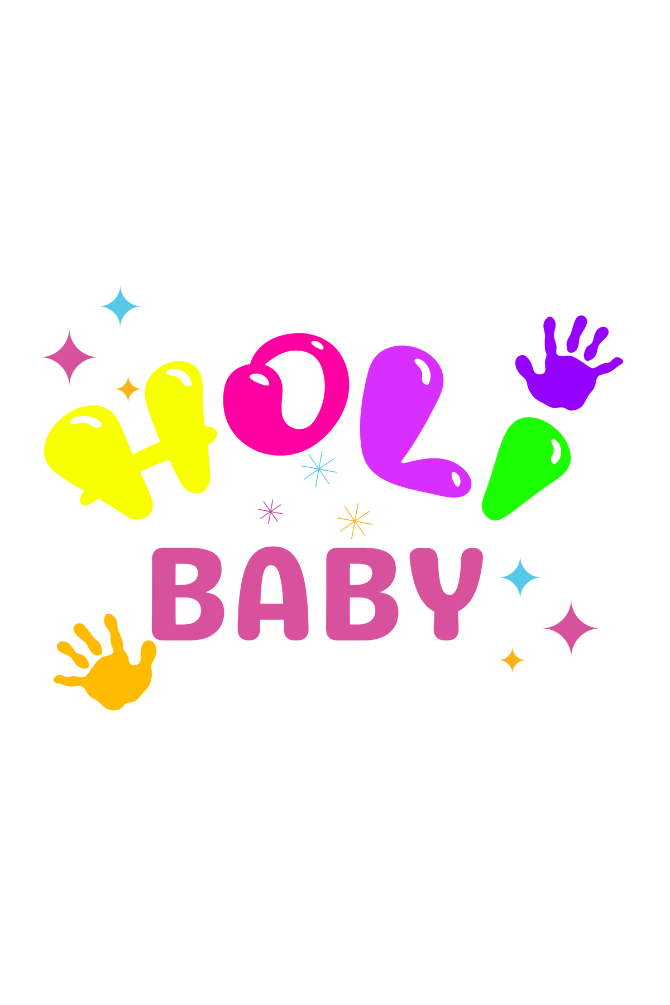 Holi Baby T-Shirt For Boy - WowWaves - 1