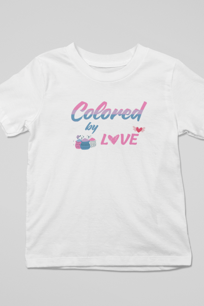 Colored By Love. Holi T-Shirt For Boy - WowWaves - 3