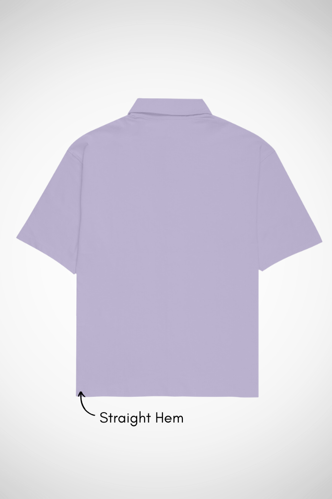 Pack of 3 Oversized Shirts Baby Blue, Lavender and Light Pink - 8