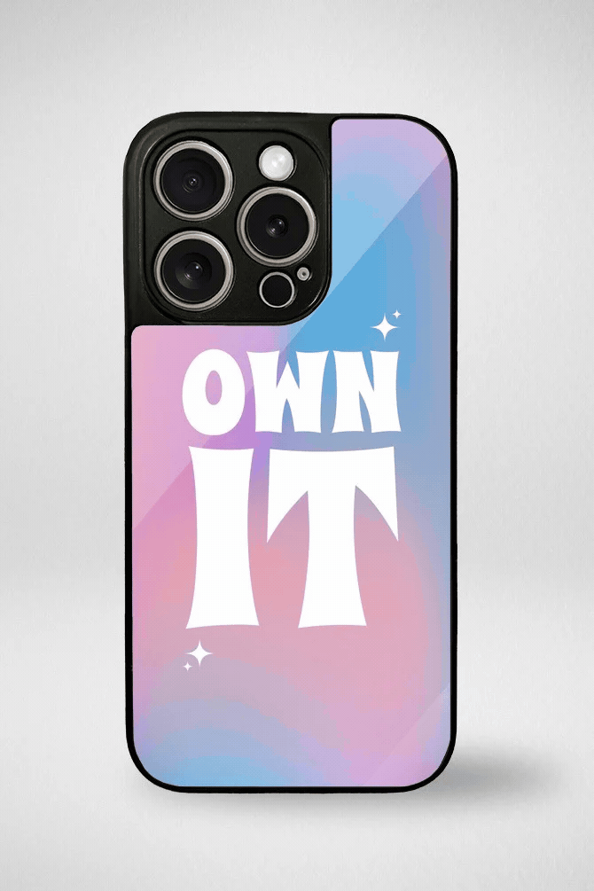 Colorful holographic Glass Mobile Case - iPhone, Samsung & OnePlus -1