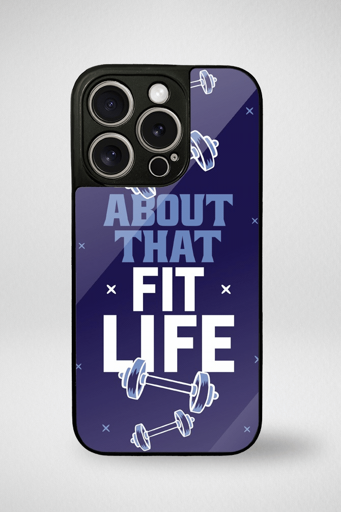 Gym quotes Glass Mobile Case - iPhone, Samsung & OnePlus -1