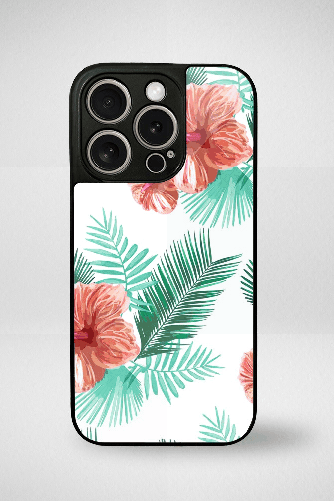Tropical Glass Mobile Case - iPhone, Samsung & OnePlus -1