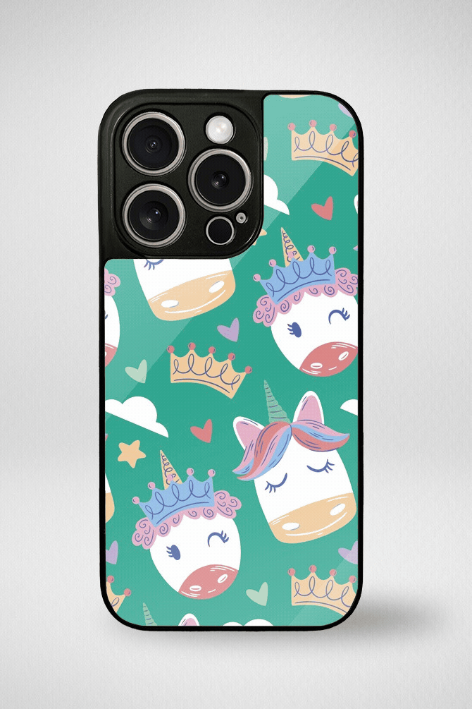 Unicorn variety  Glass Mobile Case - iPhone, Samsung & OnePlus -1