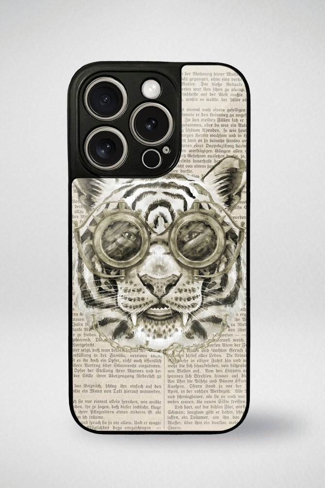 Steampunk animals Glass Mobile Case - iPhone, Samsung & OnePlus -1