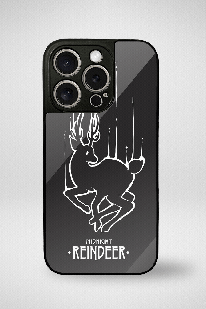 Animals line art Glass Mobile Case - iPhone, Samsung & OnePlus -1