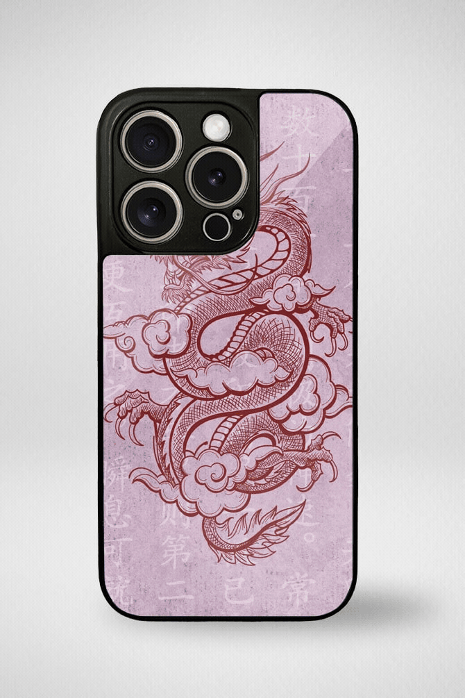 Asian dragon Glass Mobile Case - iPhone, Samsung & OnePlus -1