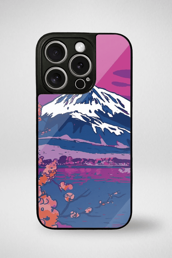 Japanese landscapes Glass Mobile Case - iPhone, Samsung & OnePlus -1