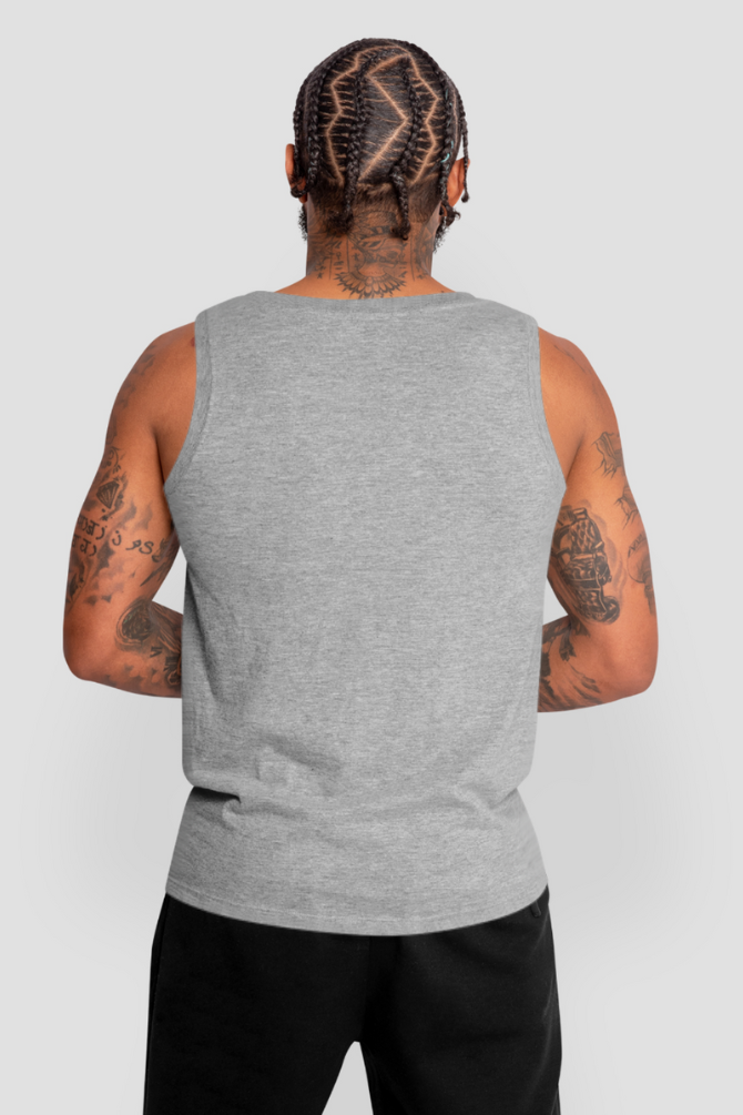 Grey Melange Vest For Men - WowWaves - 6
