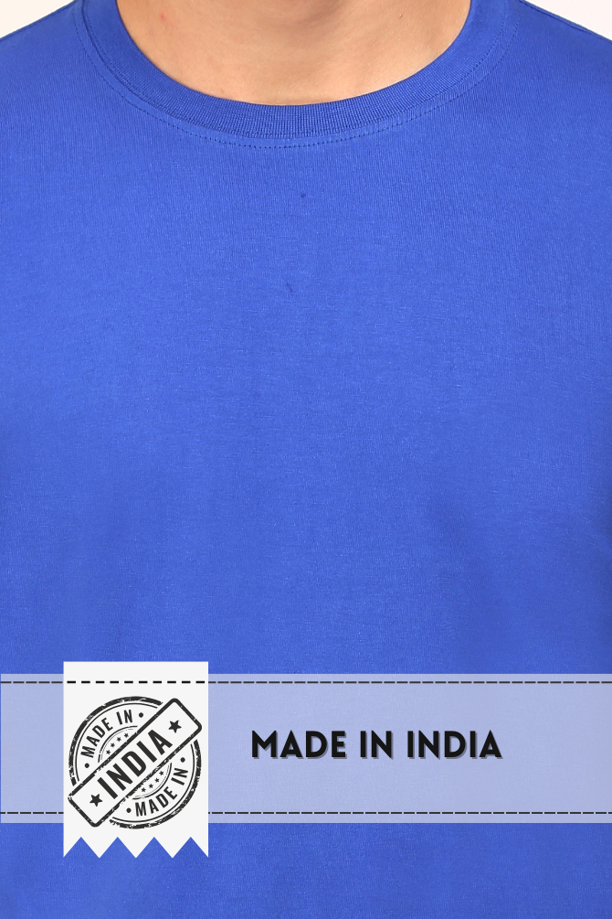 Royal Blue T-Shirt For Men - WowWaves - 6