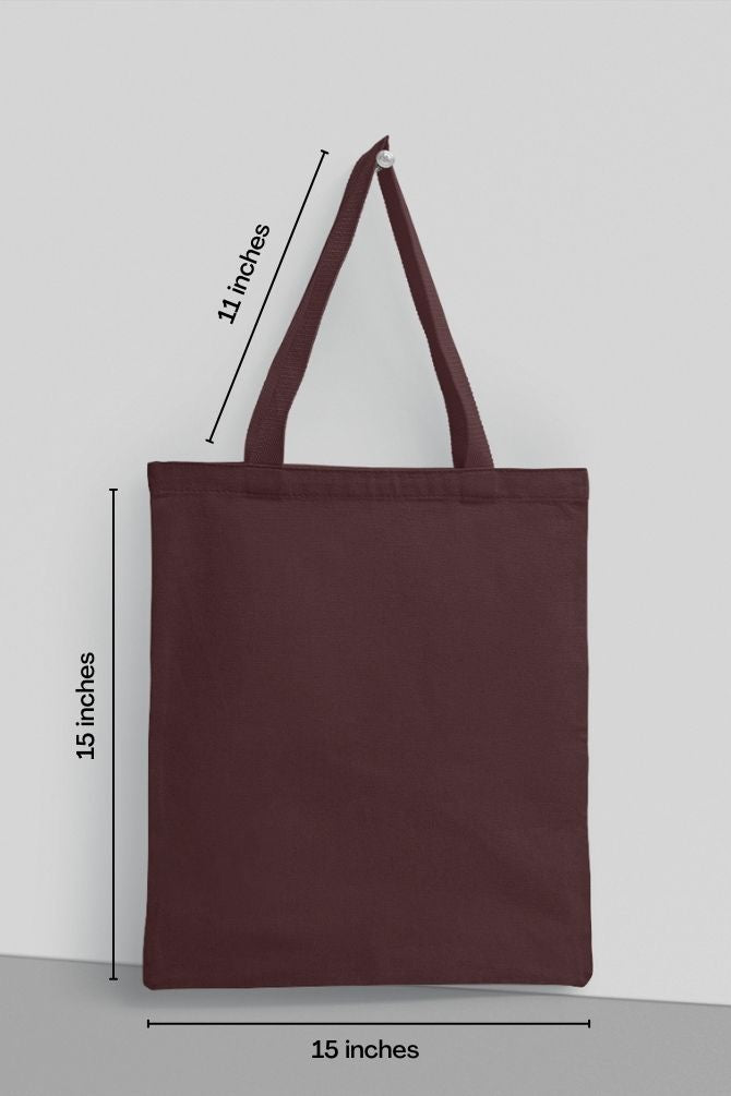 Plain Zipper Tote Bags