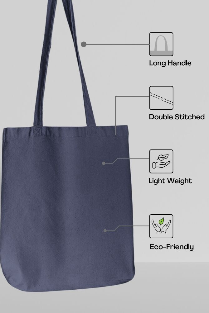 Plain Zipper Tote Bags
