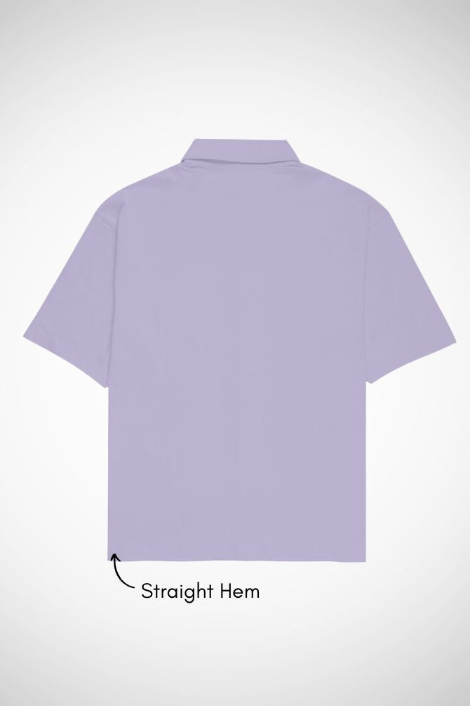 Unisex Oversized Shirt Lavender - 5