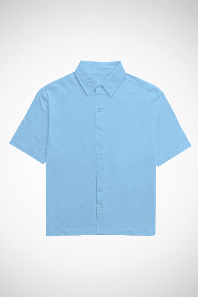 Unisex Oversized Shirt Baby Blue - 1