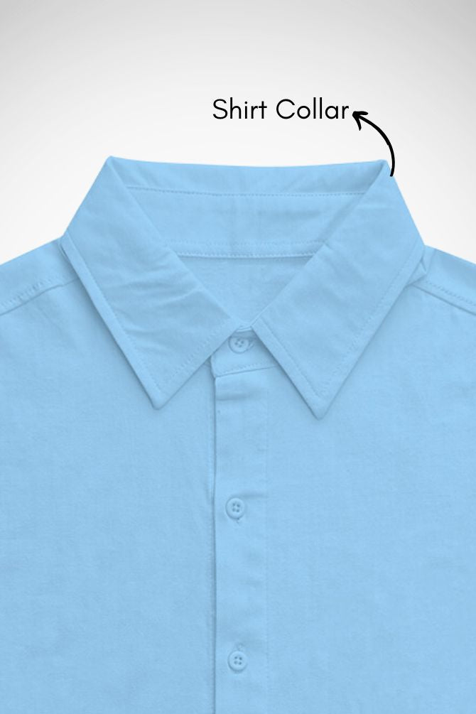 Unisex Oversized Shirt Baby Blue - 3