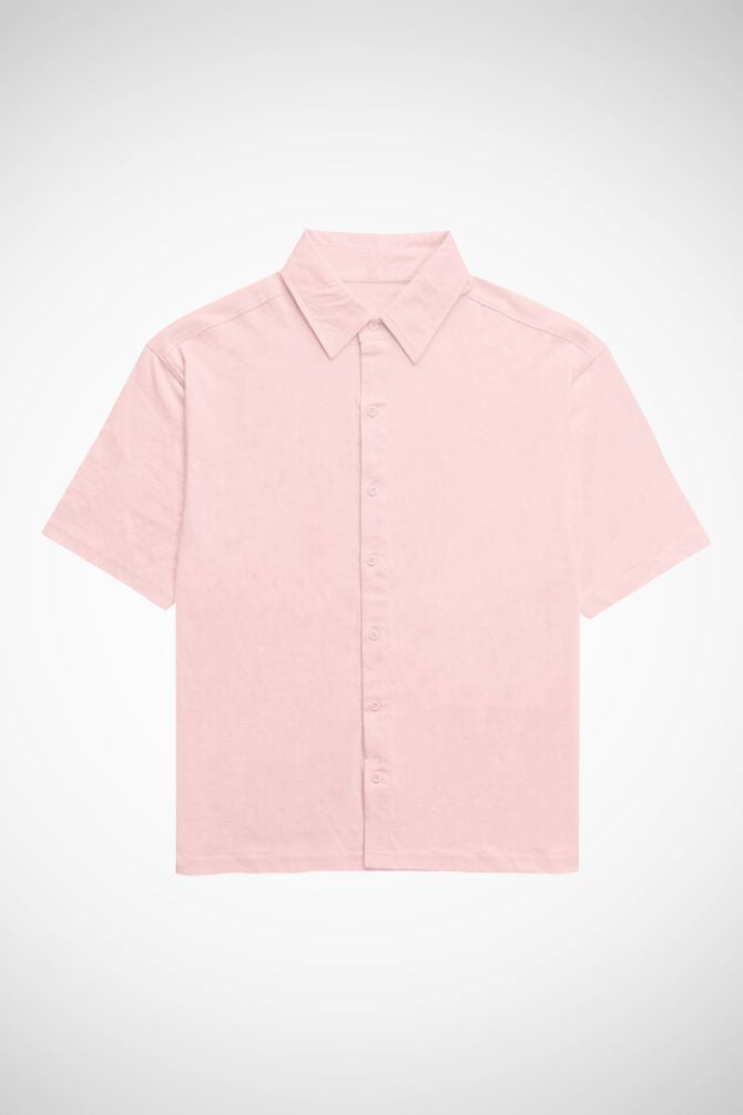 Unisex Oversized Shirt Light Pink - 1