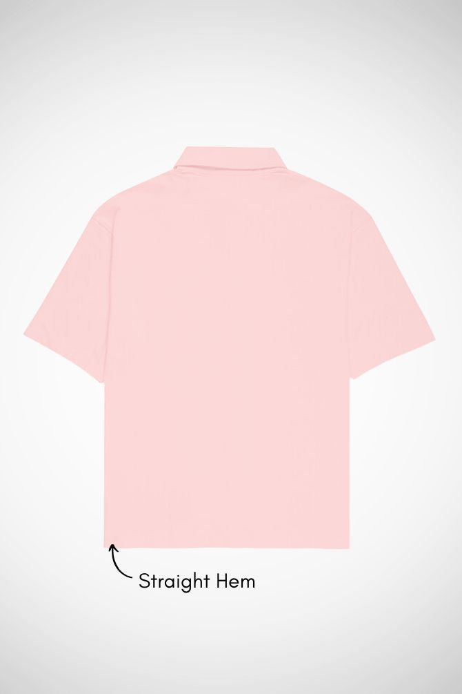 Unisex Oversized Shirt Light Pink - 5